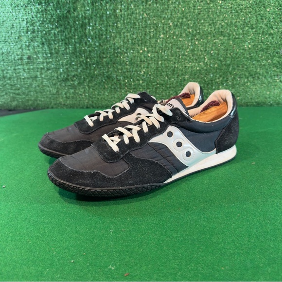 Saucony Bullet Black Silver 1943-37 Women’s Size 10 - Picture 1 of 6